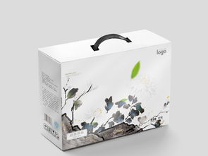 中國風中醫推拿養生水墨包裝箱展開圖設計素材